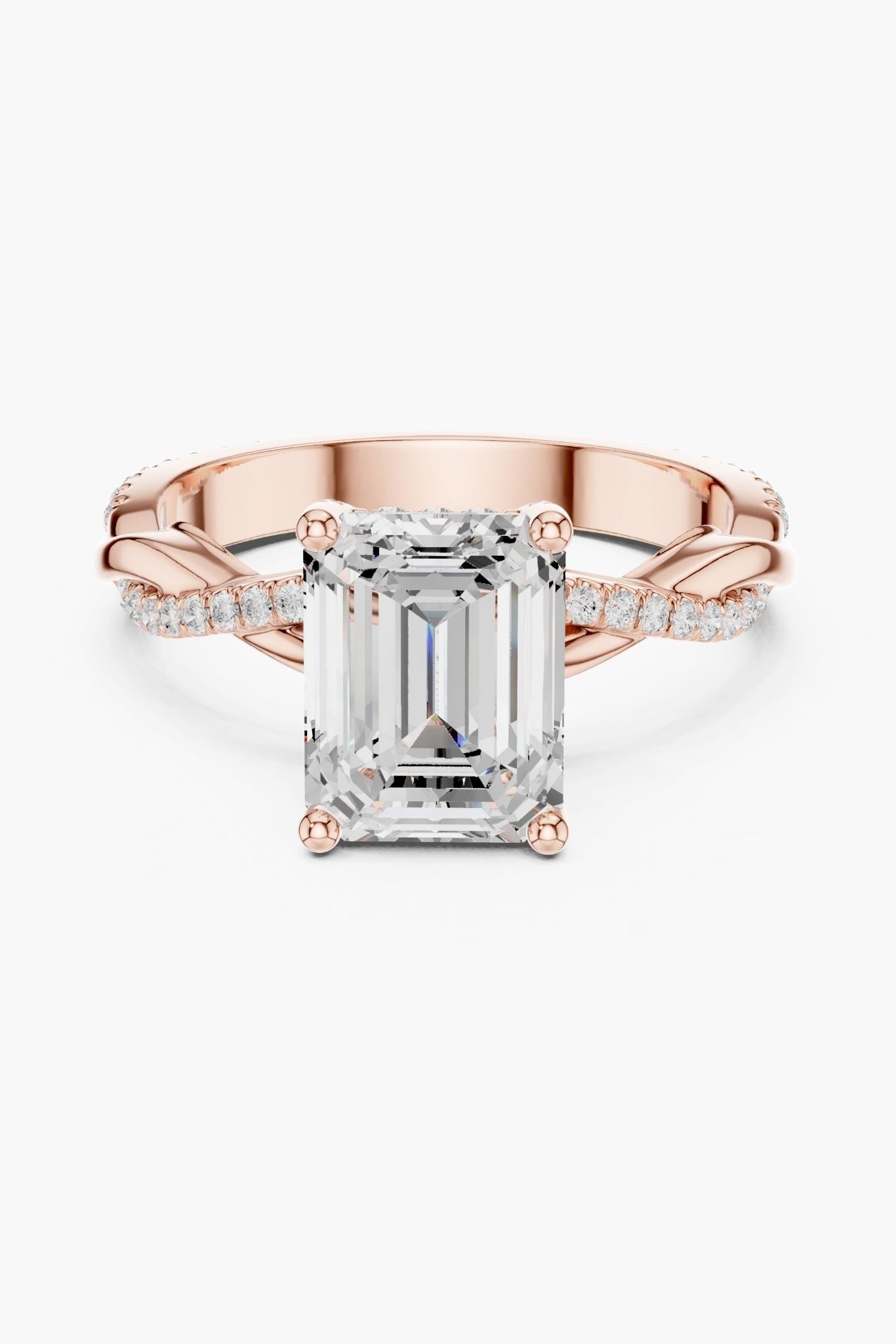 2ct Prism Asscher Solitaire Ring