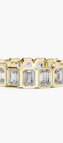 Bezel Emerald Eternity Ring