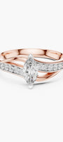 0.50 ct Twist Marquee Ring