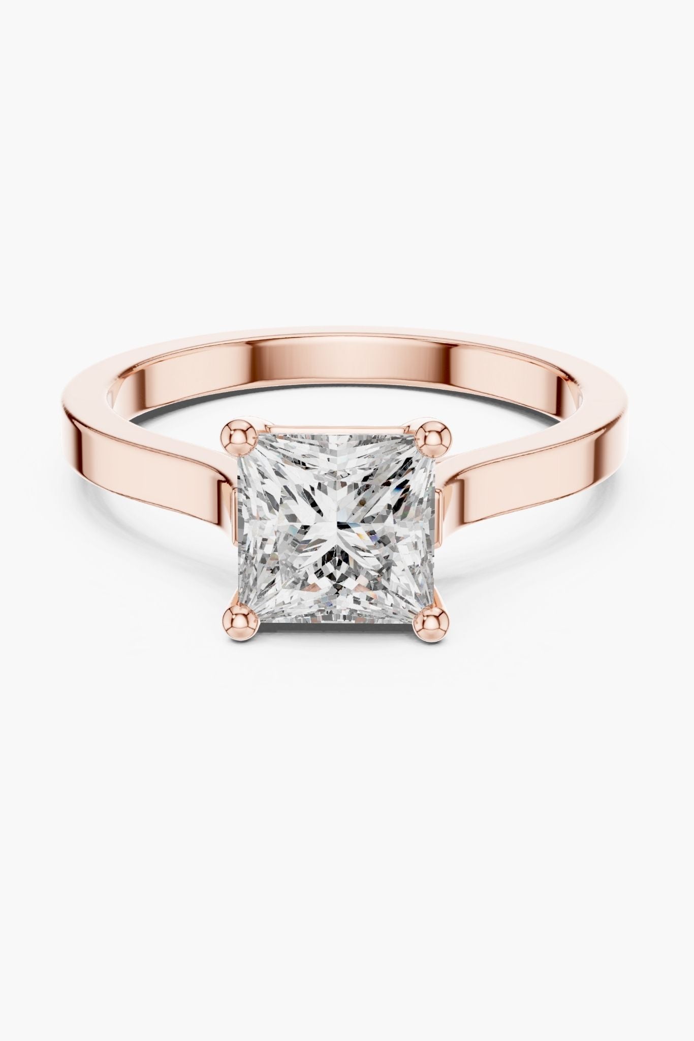 1ct Princess Cut Engagement Ring
