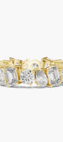 Mixed Shape Eternity Band