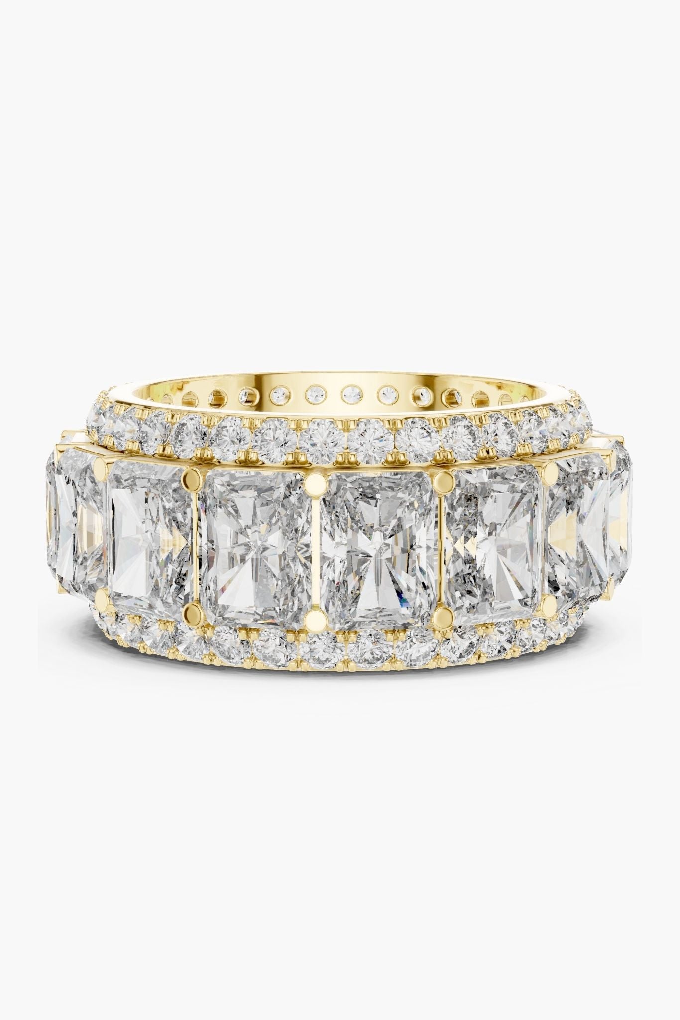 Linea .75ct Radiant Eternity Band