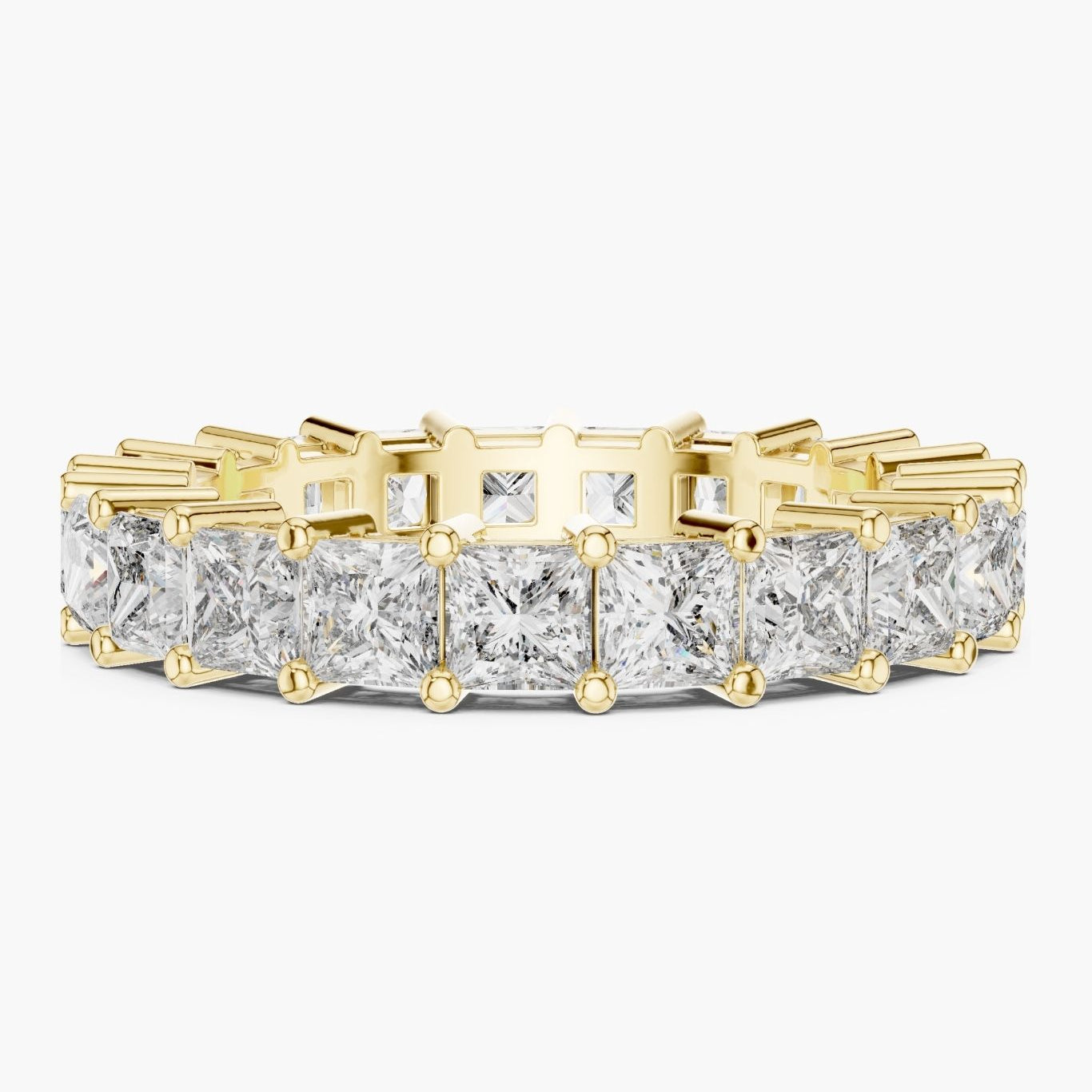 Princess Cut Diamond Eternity Band