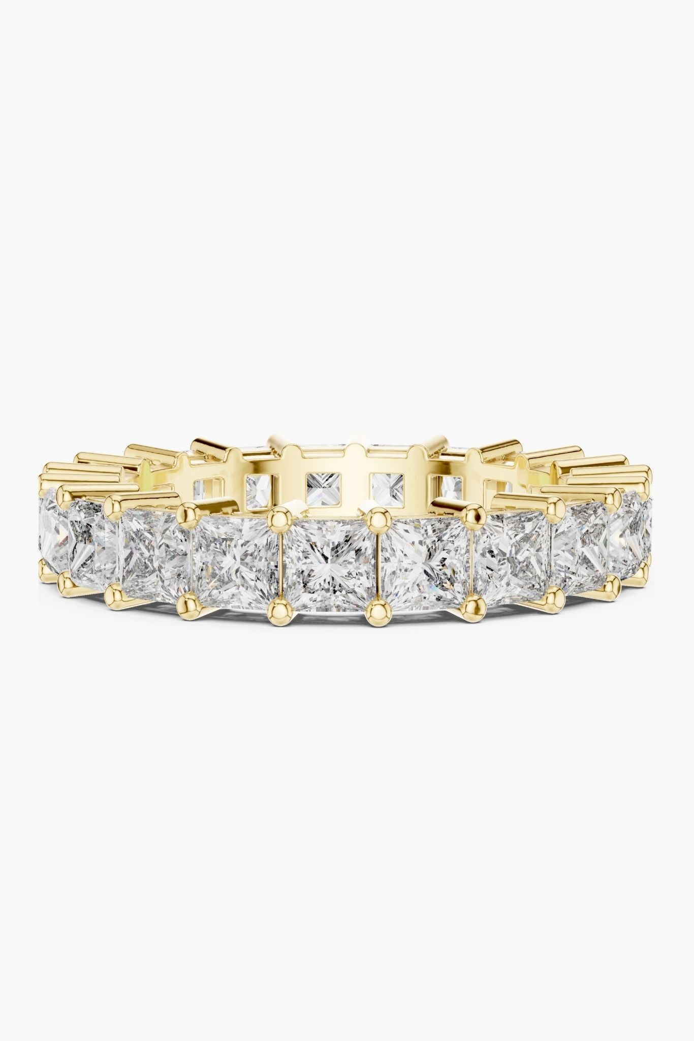 Princess Cut Diamond Eternity Band