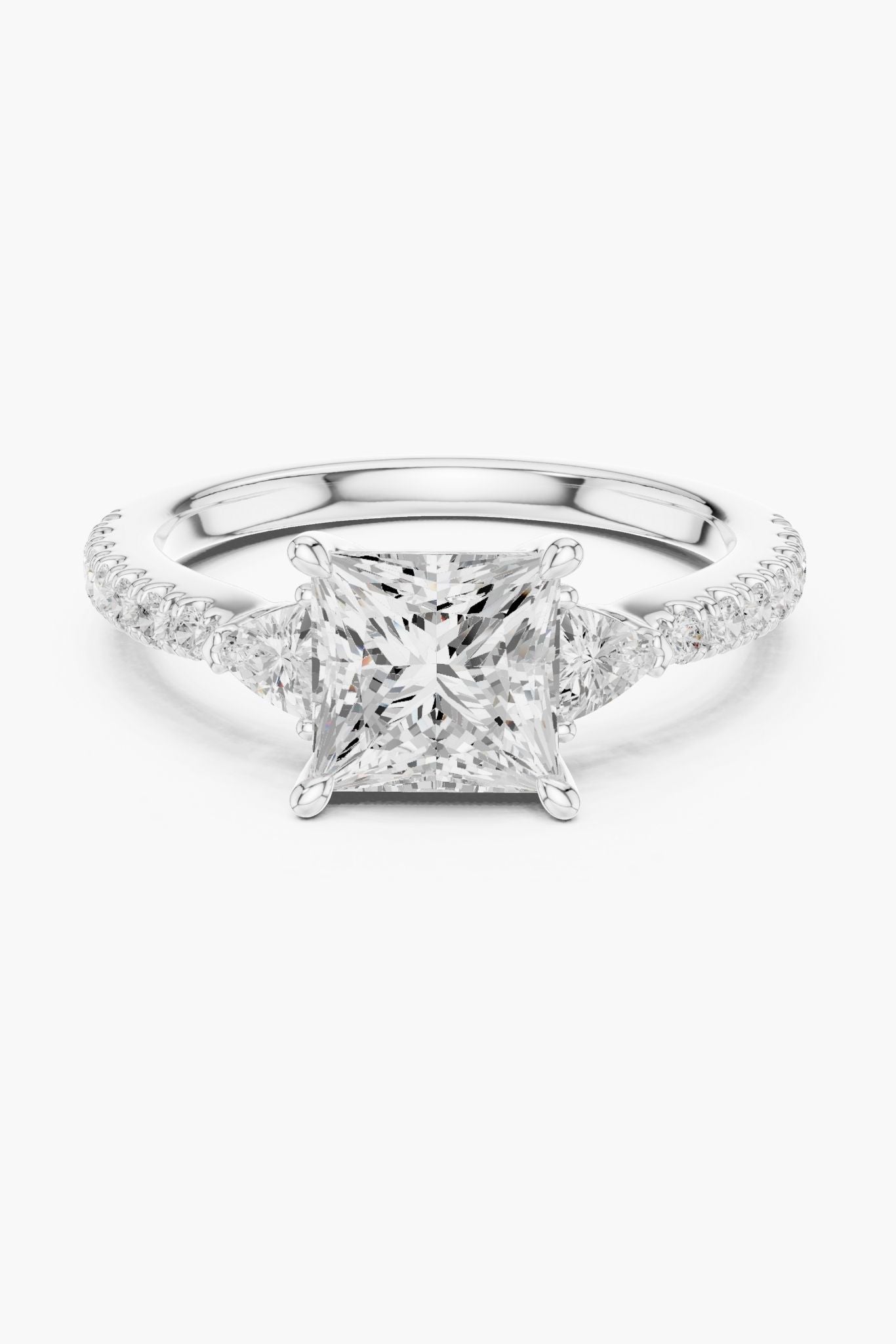 1.5ct Trinity Princess Diamond Ring