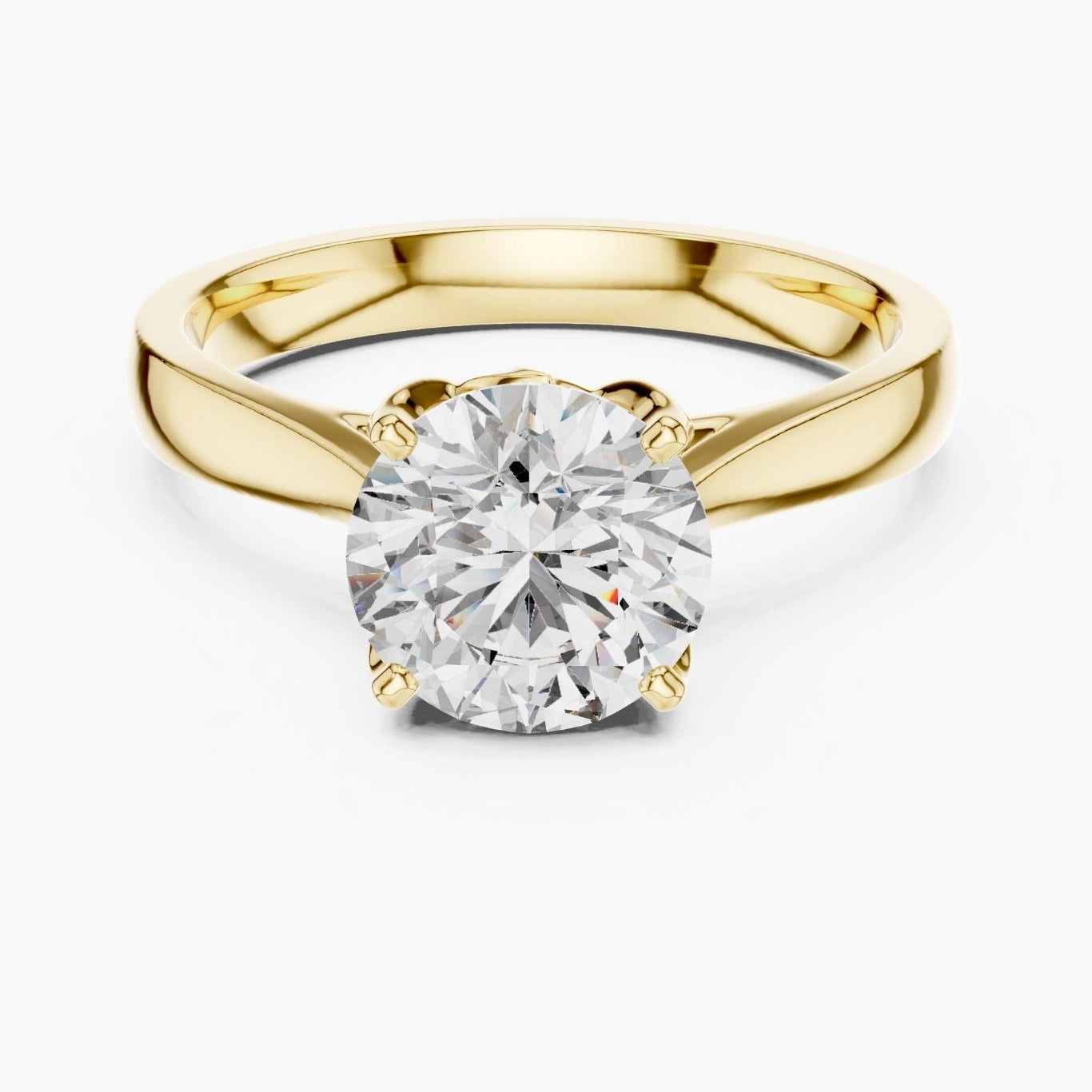 2ct Classic Round Solitaire Ring