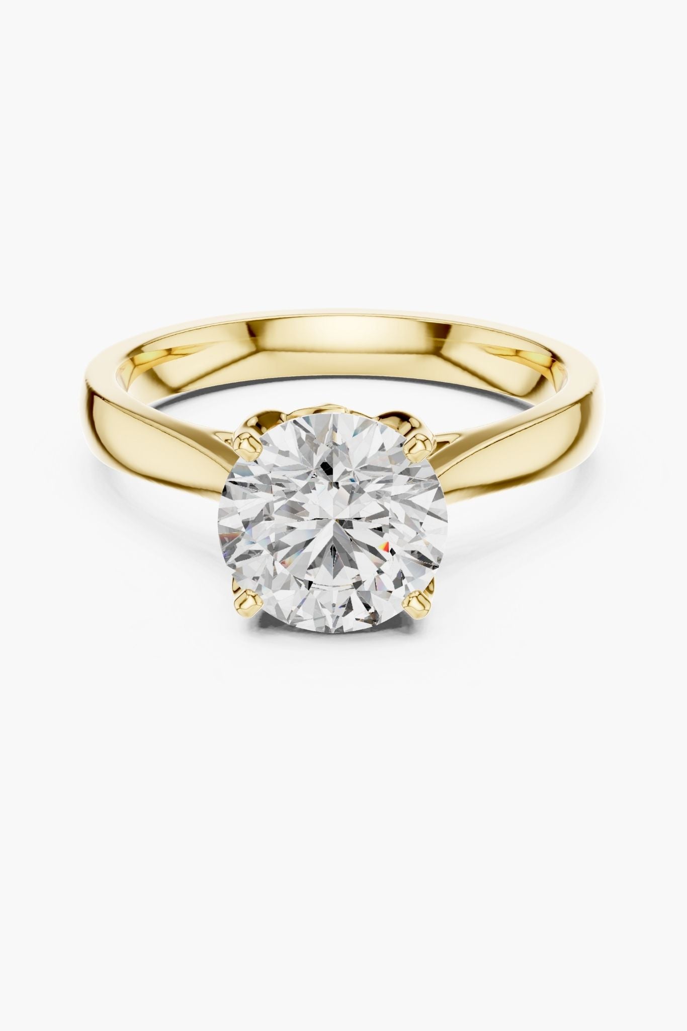 2ct Classic Round Solitaire Ring