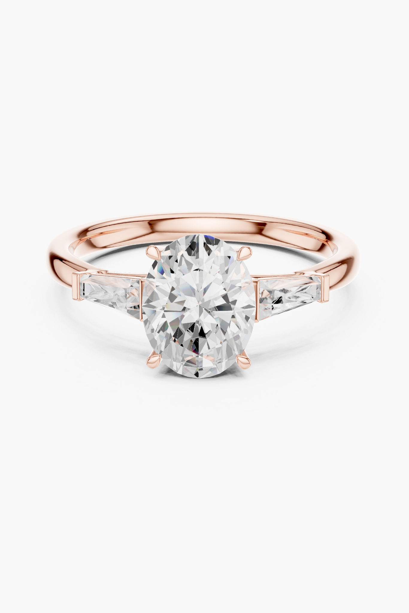 1.5ct Oval Three-Stone Ring