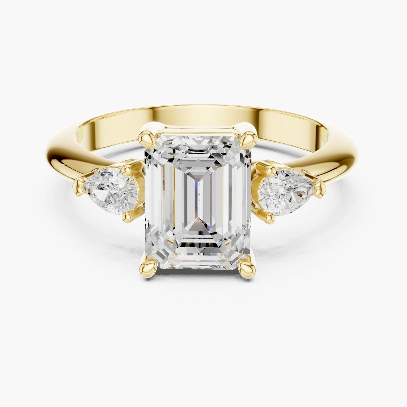 2ct Edge Trio Ring