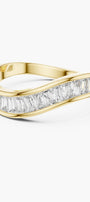 Wave Emerald Eternity Band