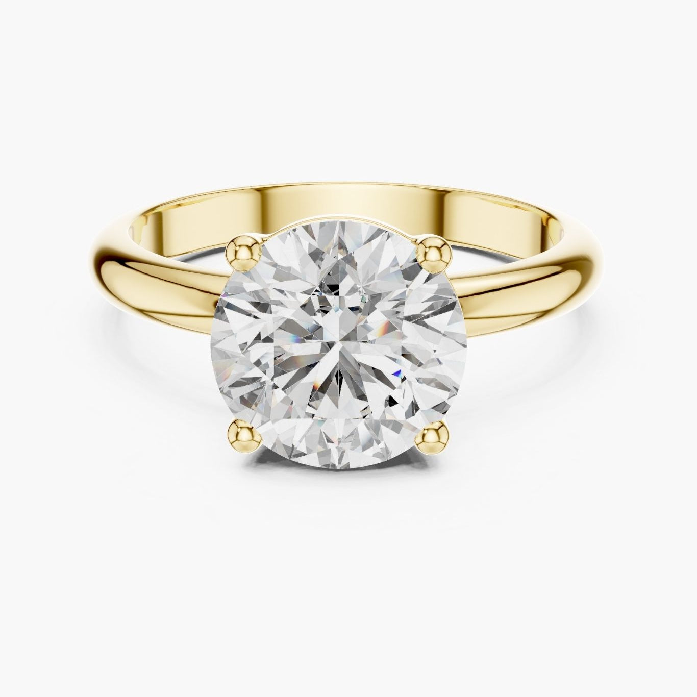 2.5 CT Classic Round Solitaire Ring
