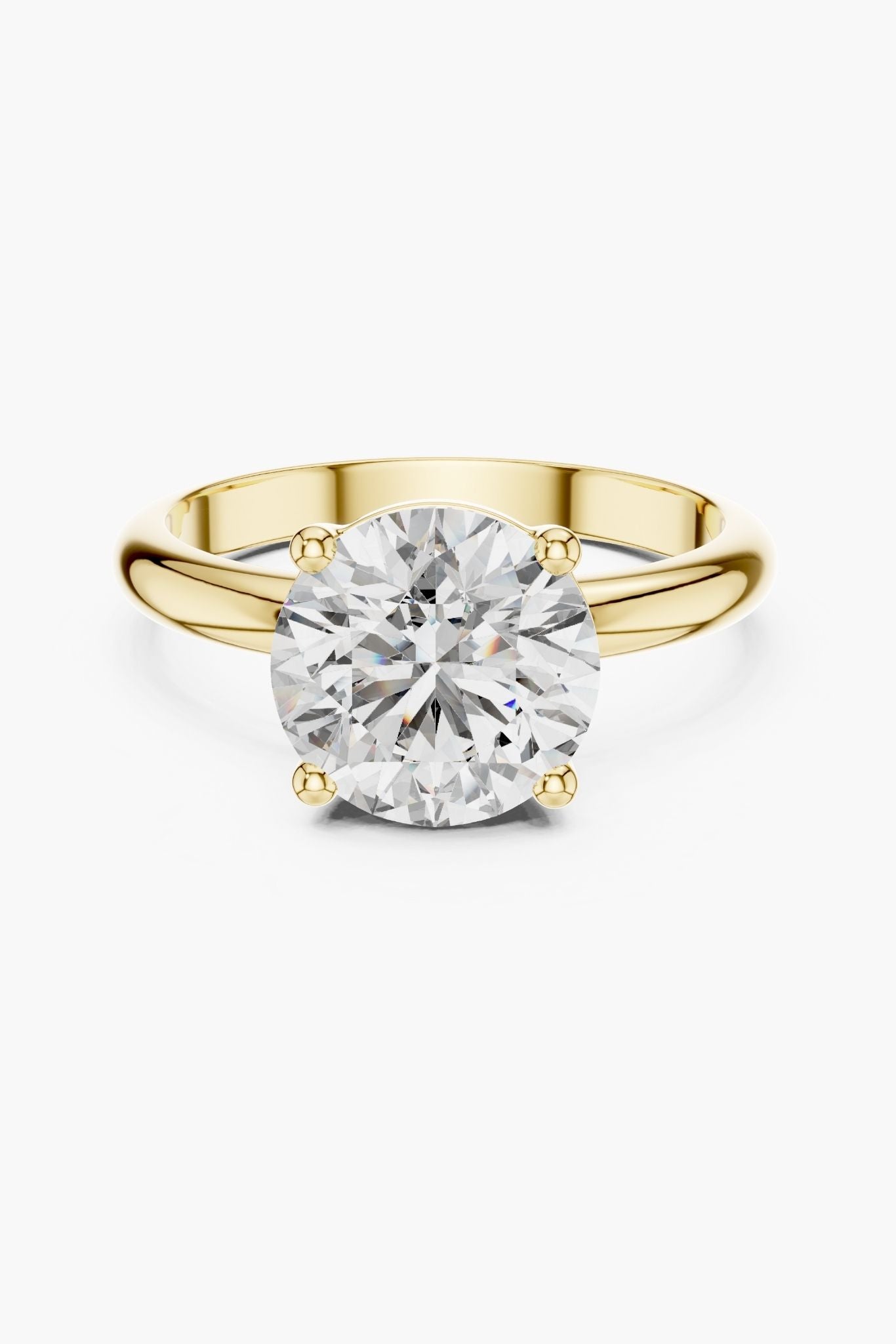2.5 CT Classic Round Solitaire Ring