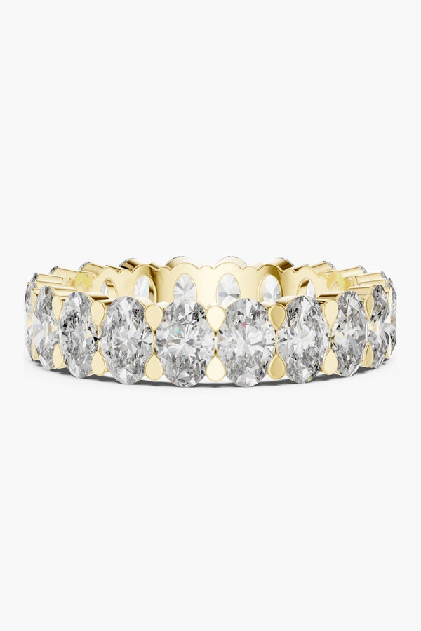 Oval Diamond Eternity Band