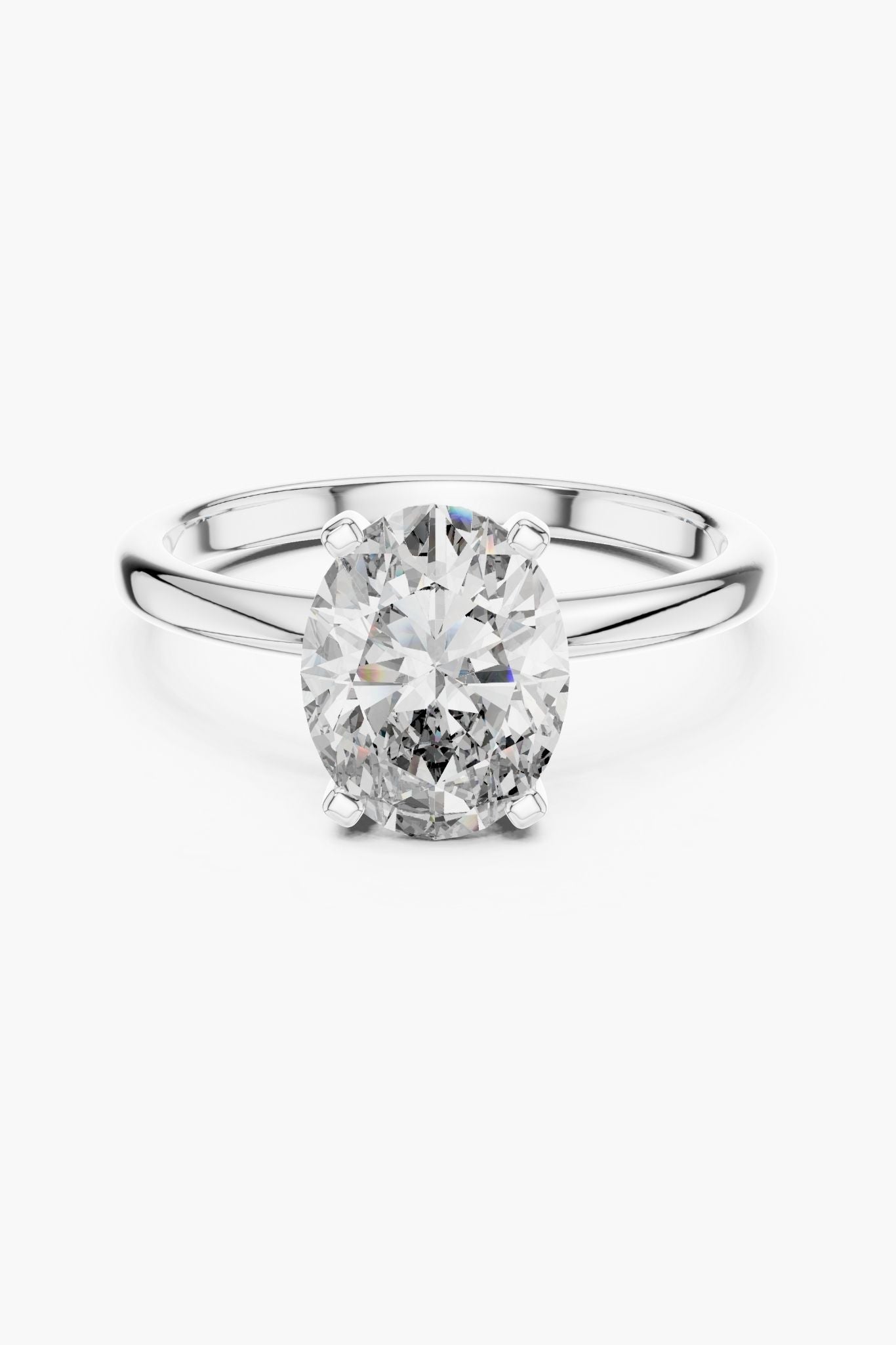 2.5 ct Classic Oval Solitaire Ring