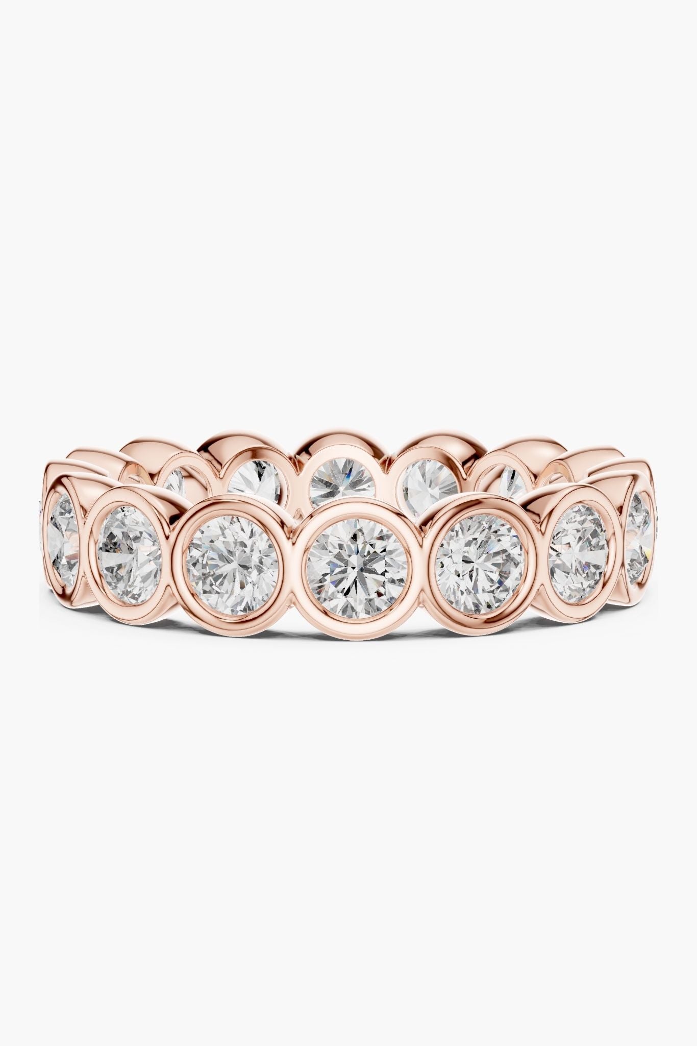 Bezel Diamond Eternity Band