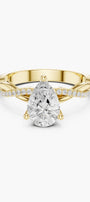 2ct Muse Pear Solitaire Ring
