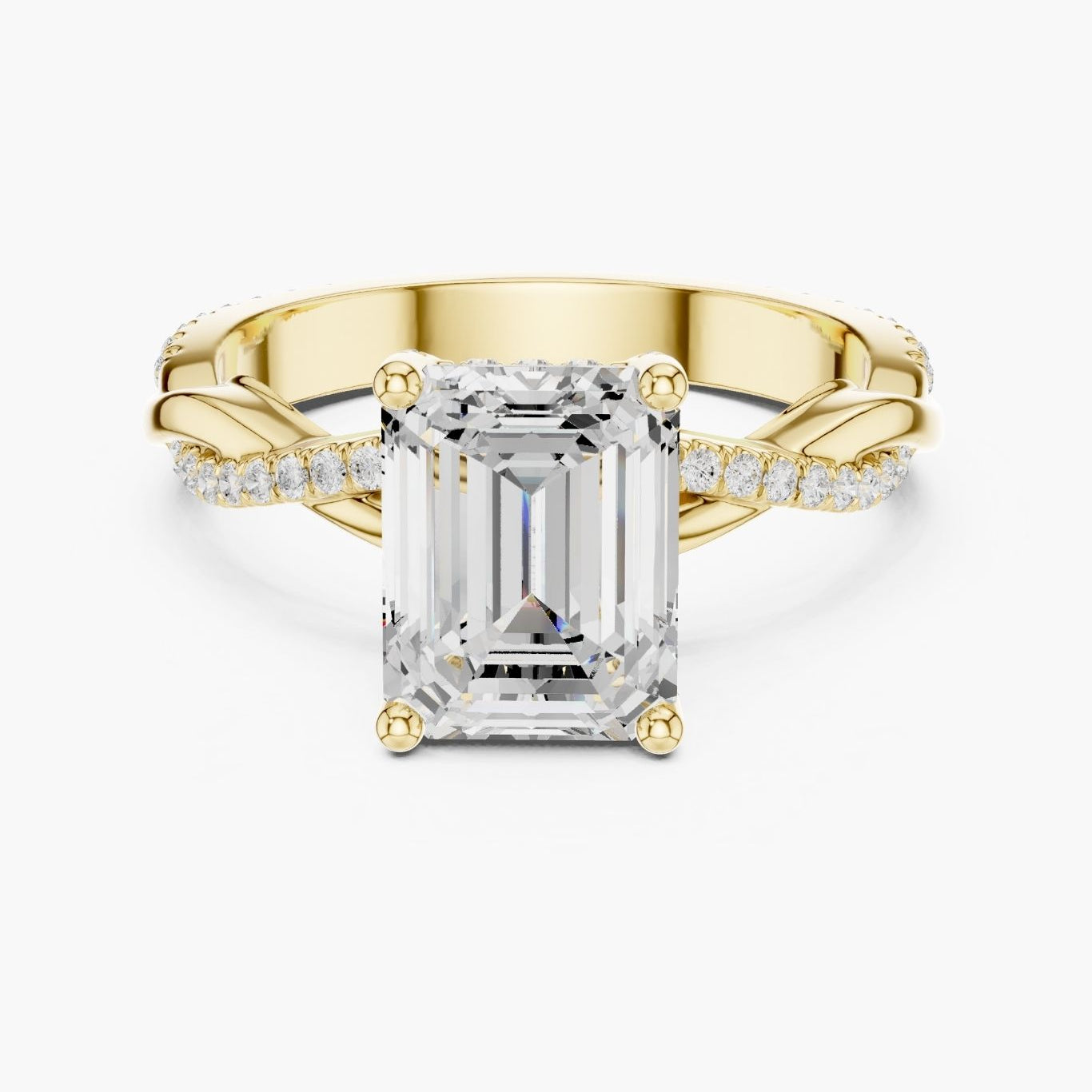 2ct Emerald Solitaire Ring