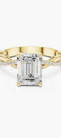 2ct Emerald Solitaire Ring