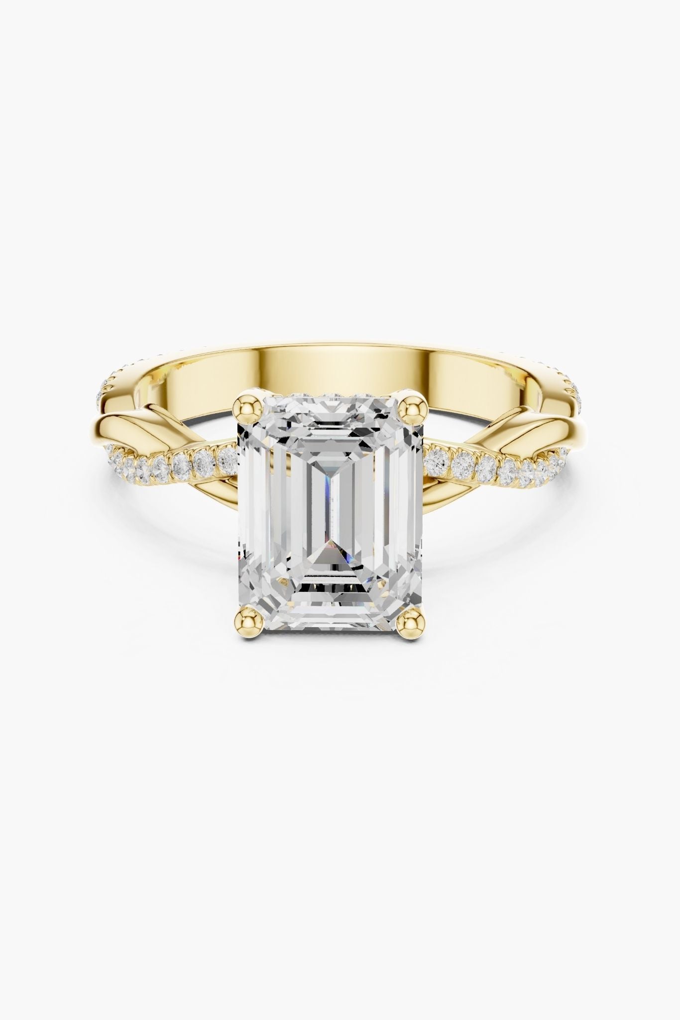 2ct Emerald Solitaire Ring