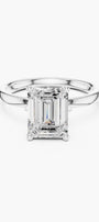 2ct Emerald Diamond Ring
