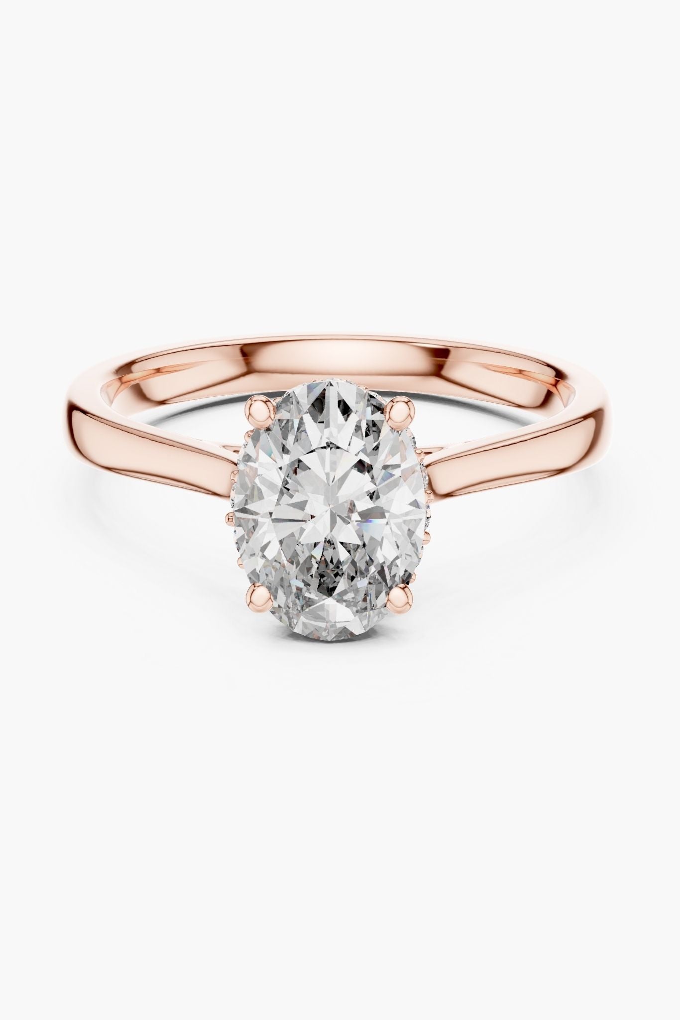 1.50ct Oval Hidden Halo Ring