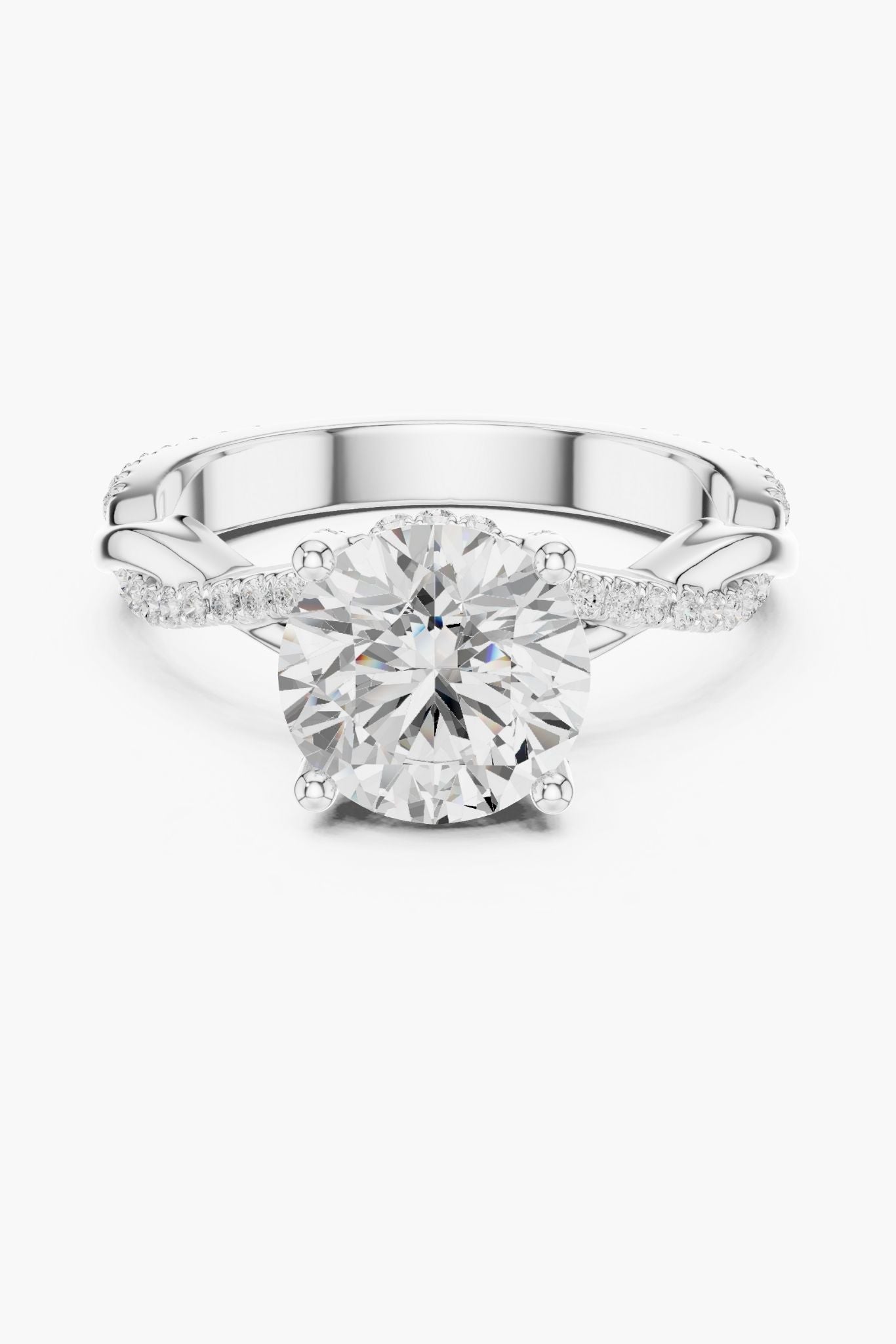 2ct Prism Asscher Solitaire Ring