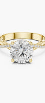 2ct Prism Asscher Solitaire Ring