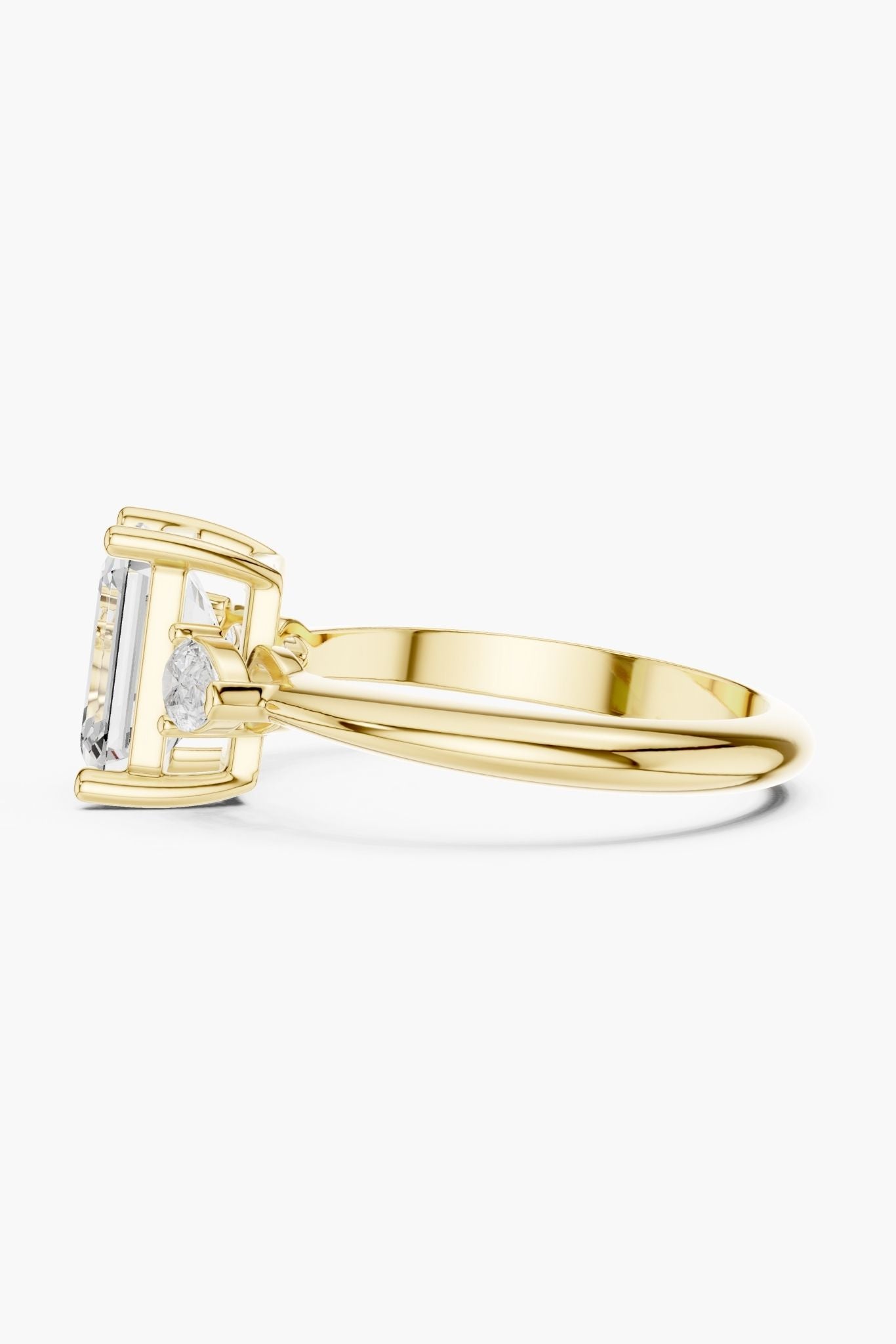 2ct Edge Trio Ring