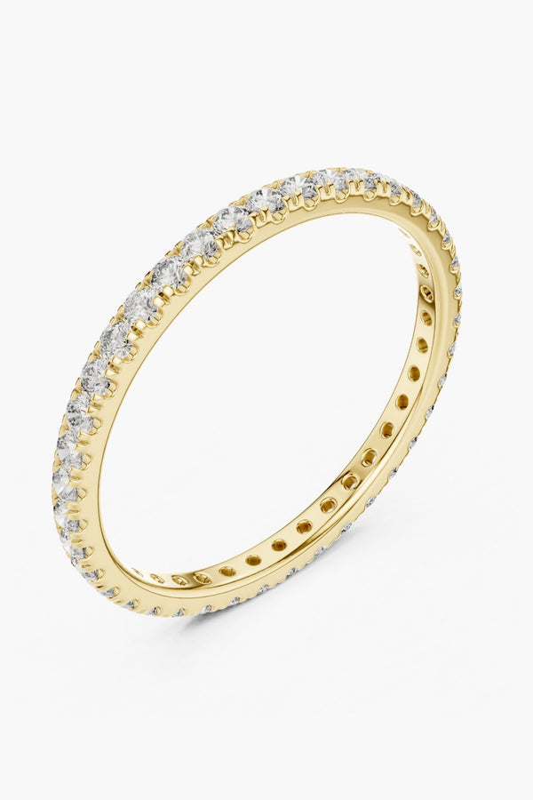 Round Eternity Pave Band
