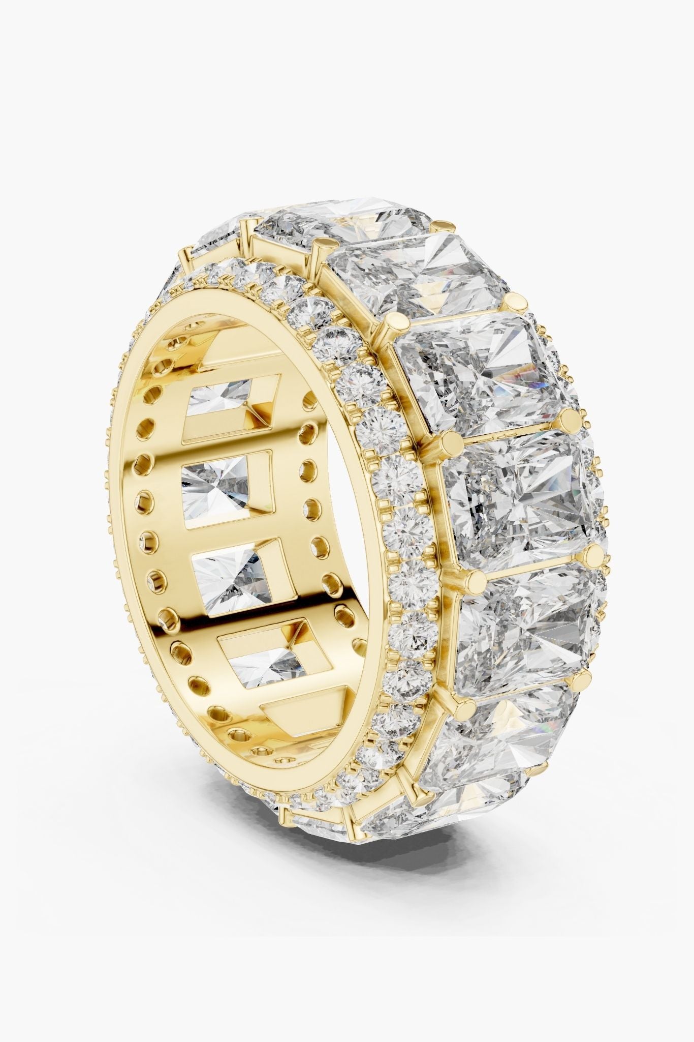 Linea .75ct Radiant Eternity Band