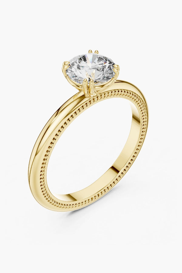 1ct Millie Classic Solitaire Ring