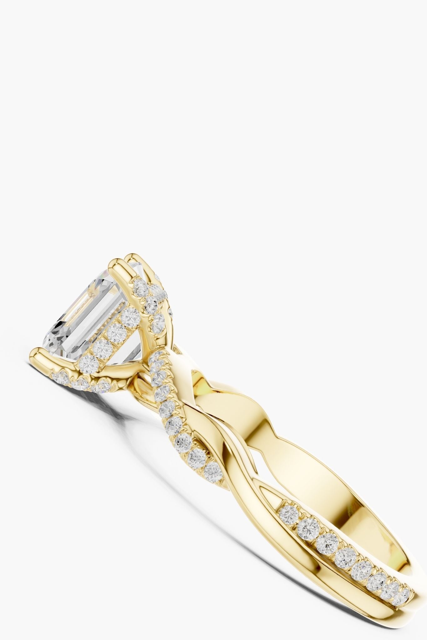 2ct Prism Asscher Solitaire Ring
