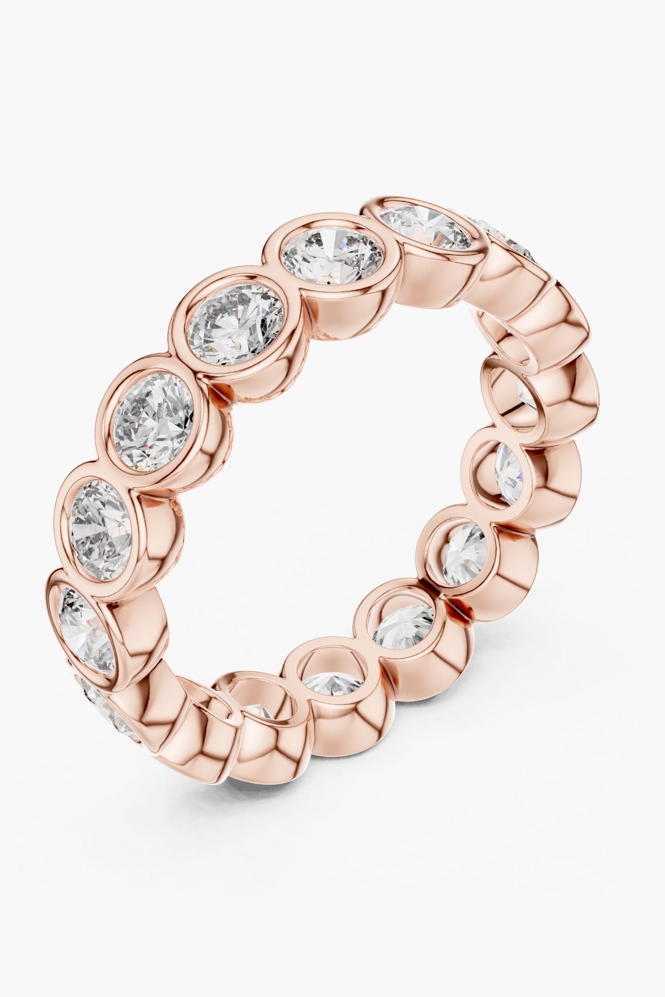 Bezel Diamond Eternity Band