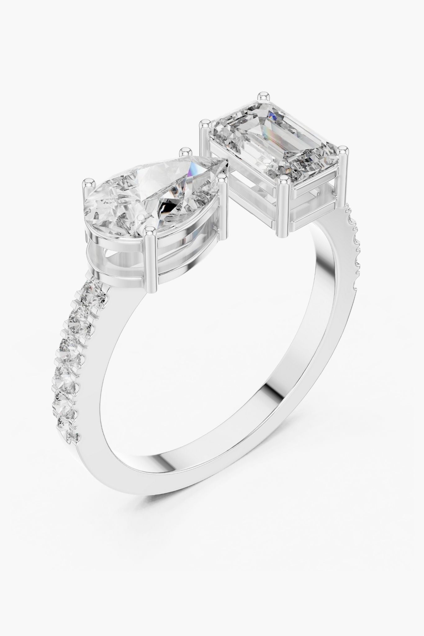 Toi et Moi Dual Diamond Ring