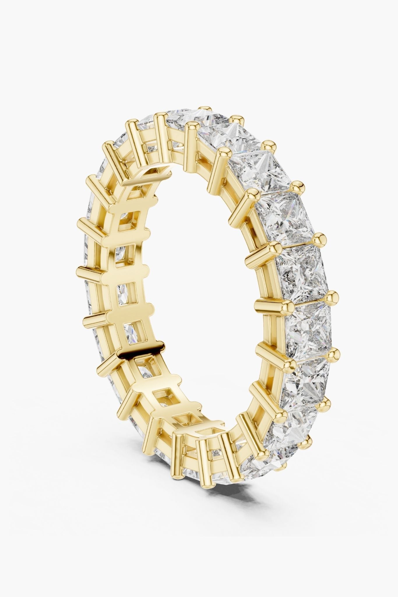 Princess Cut Diamond Eternity Band