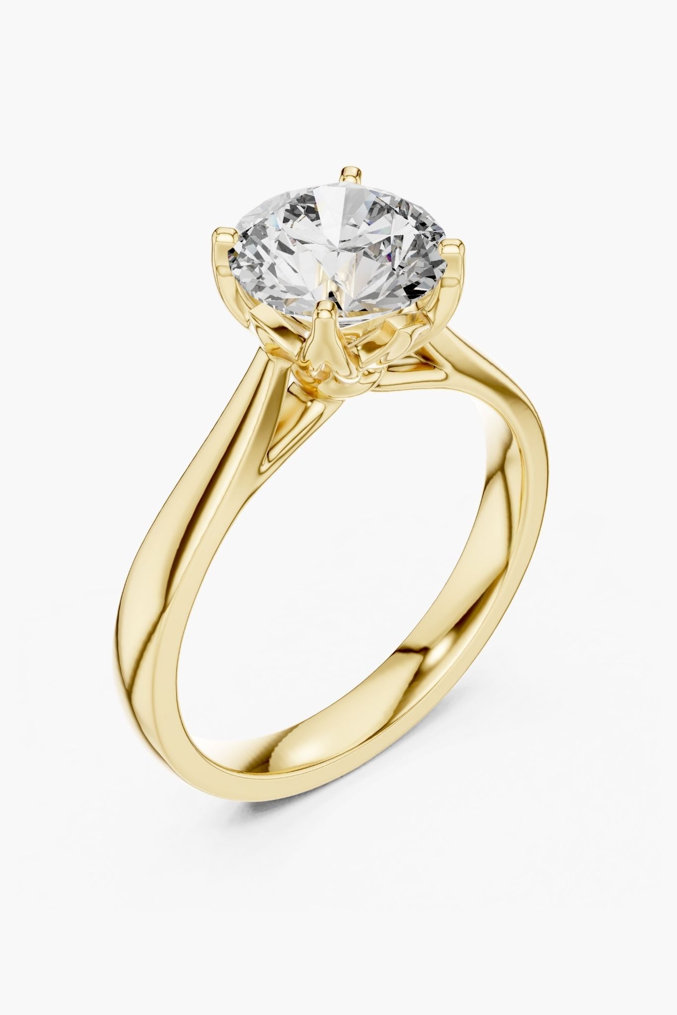 2ct Classic Round Solitaire Ring
