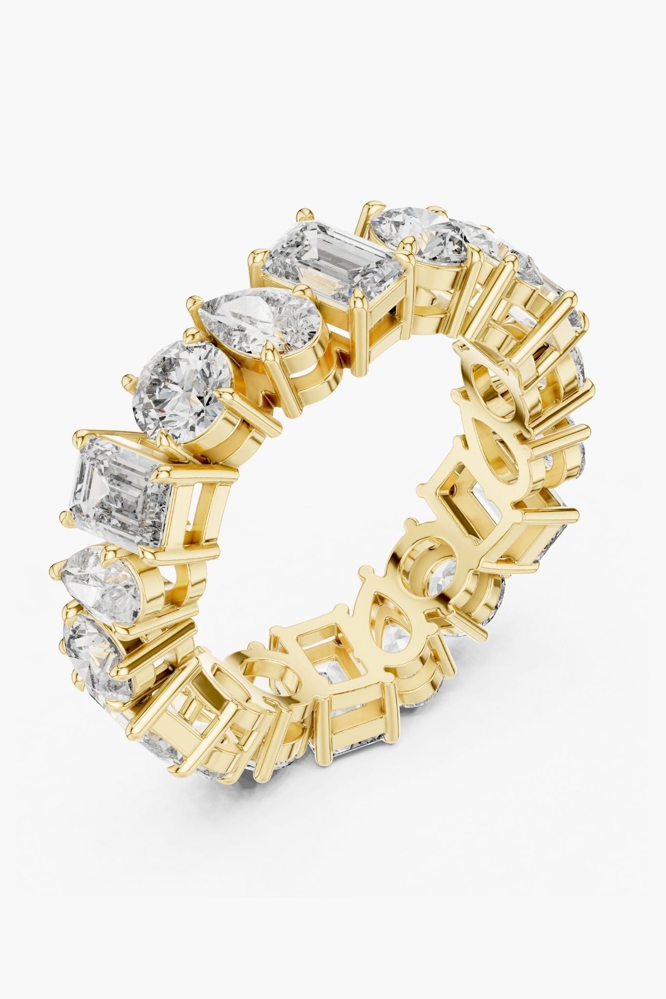Mixed Shape Eternity Band