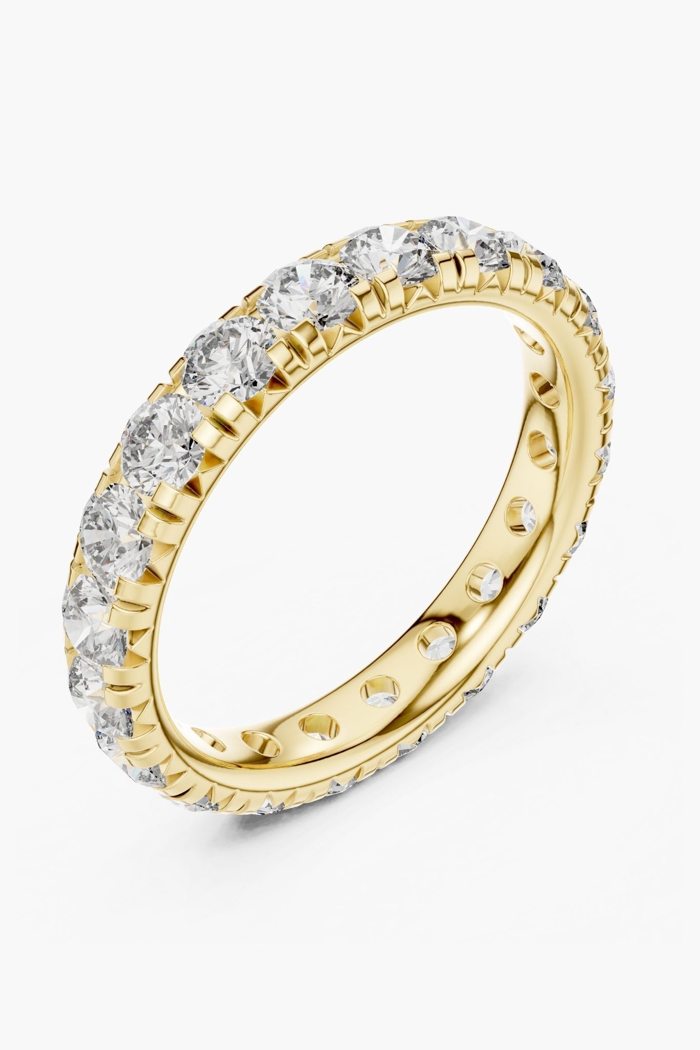 Classic Round Diamond Eternity Band