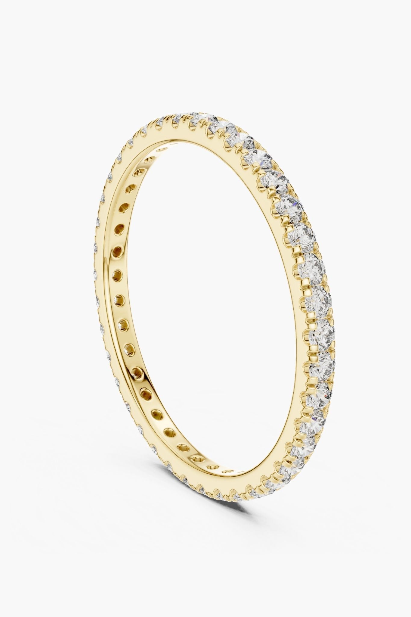Round Eternity Pave Band