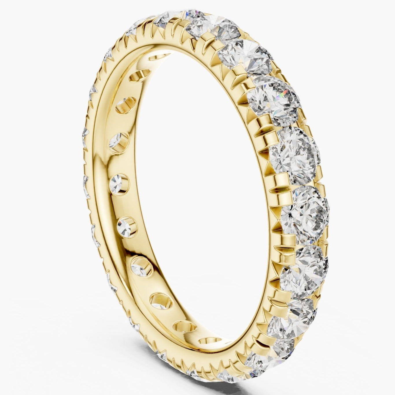 Classic Round Diamond Eternity Band