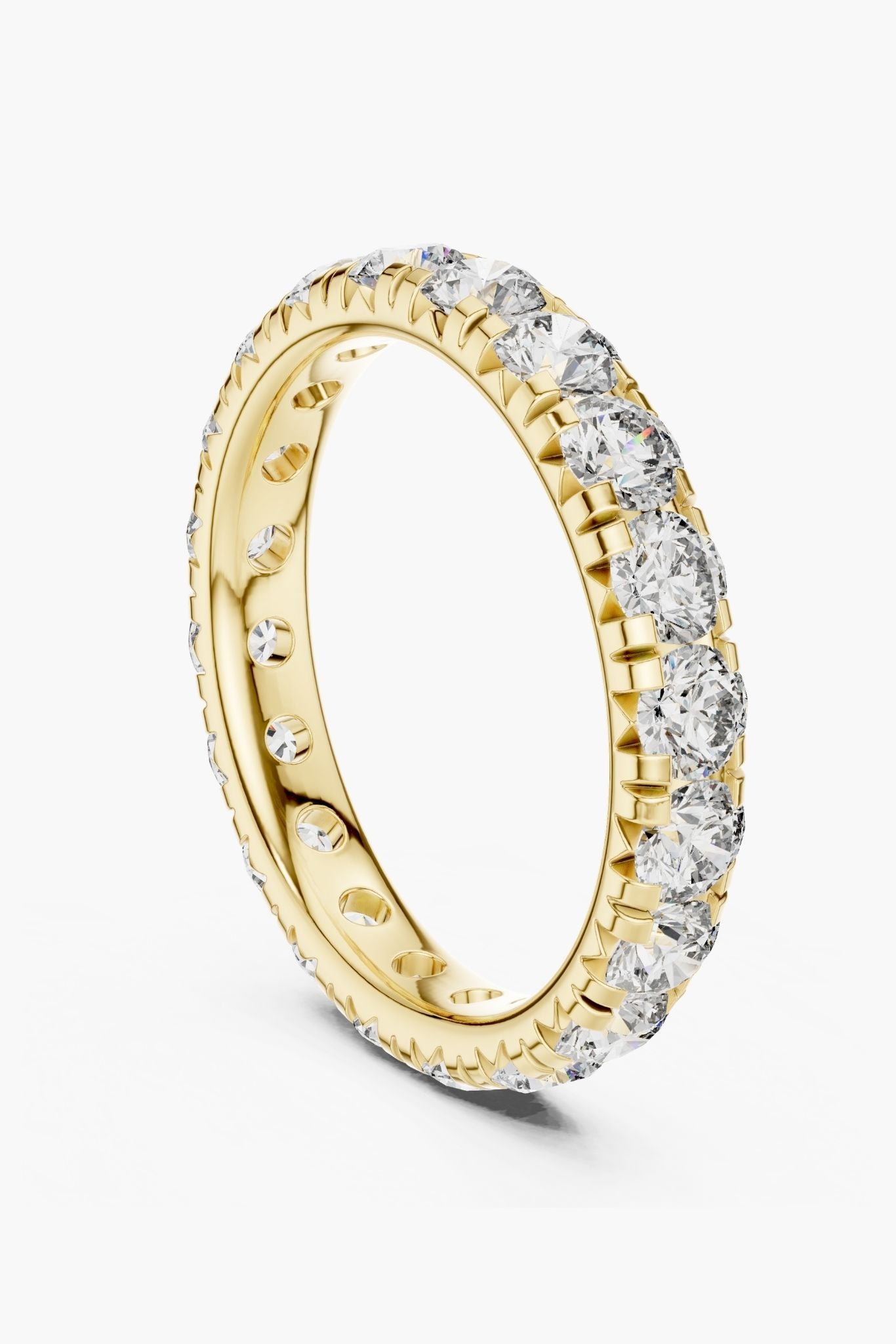 Classic Round Diamond Eternity Band