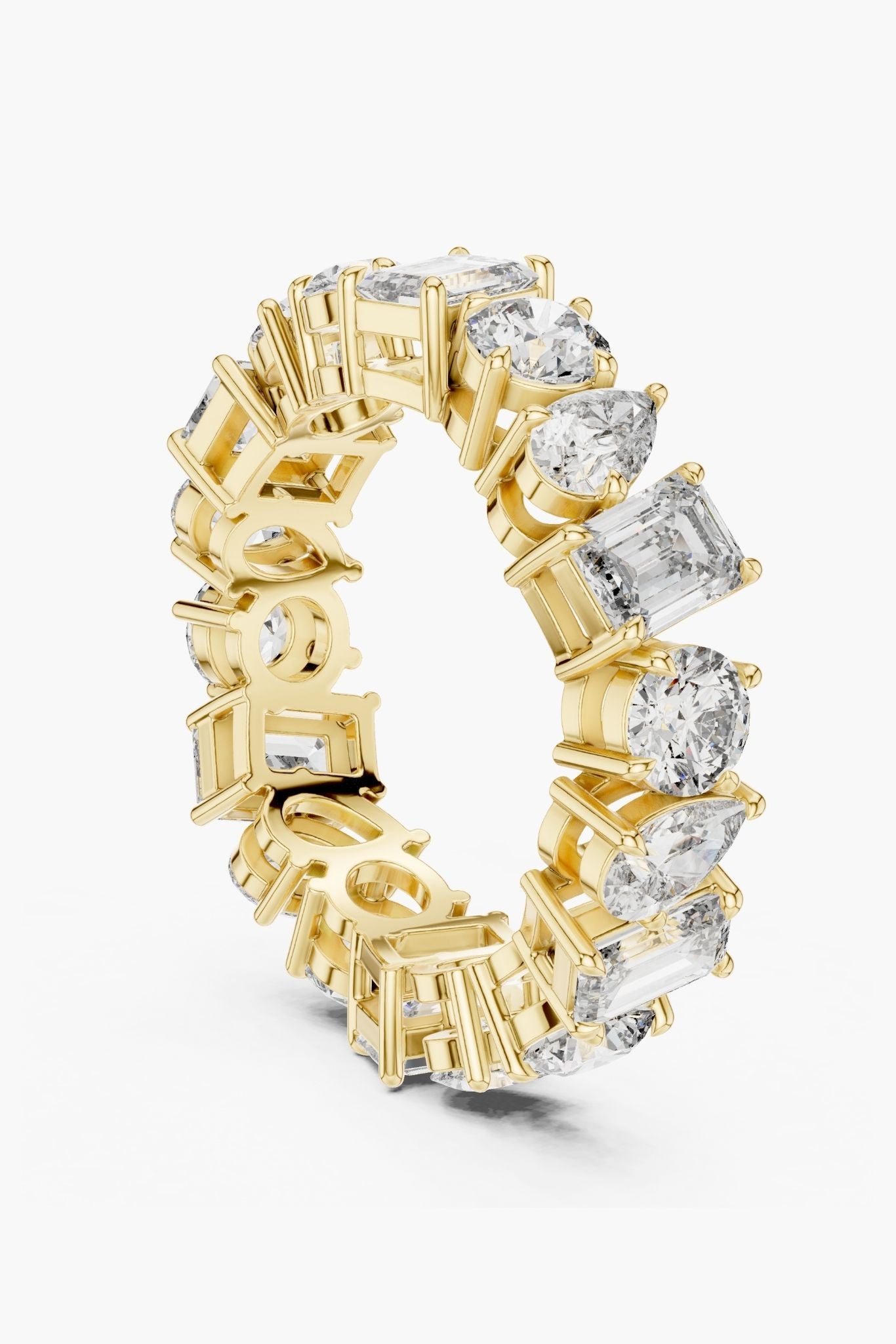 Mixed Shape Eternity Band