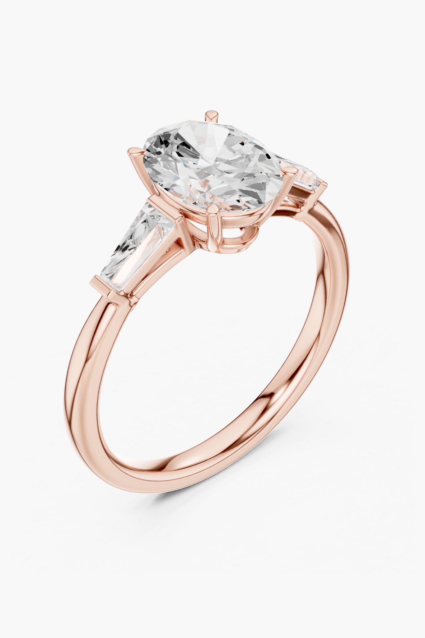 1.5ct Oval Three-Stone Ring