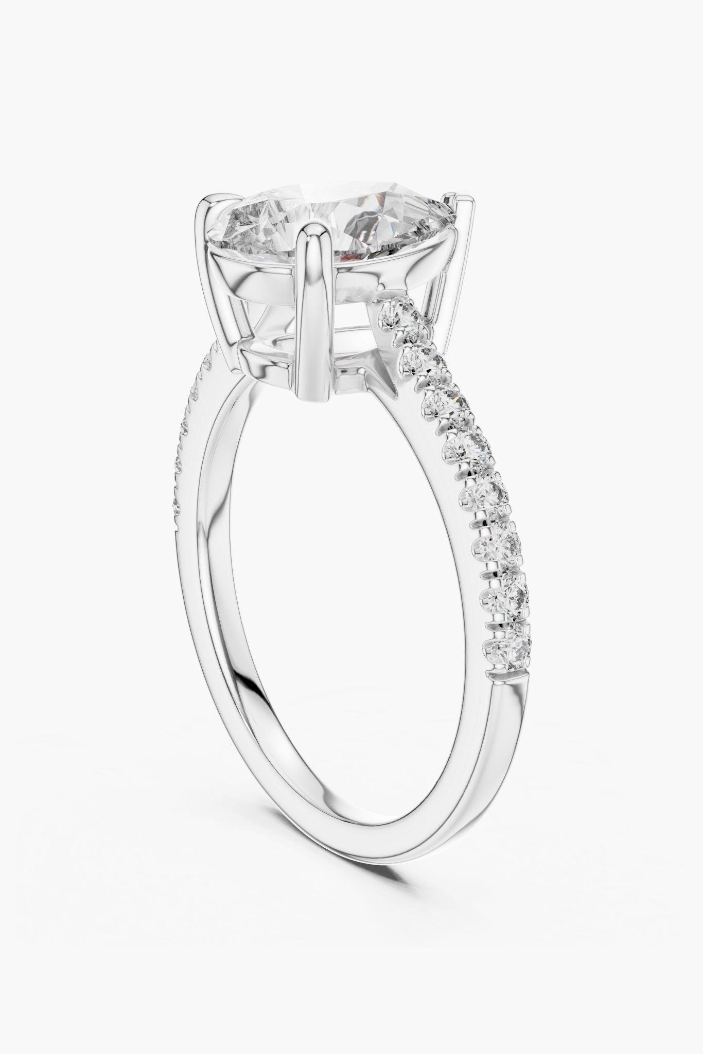 2ct Pear Solitaire Ring