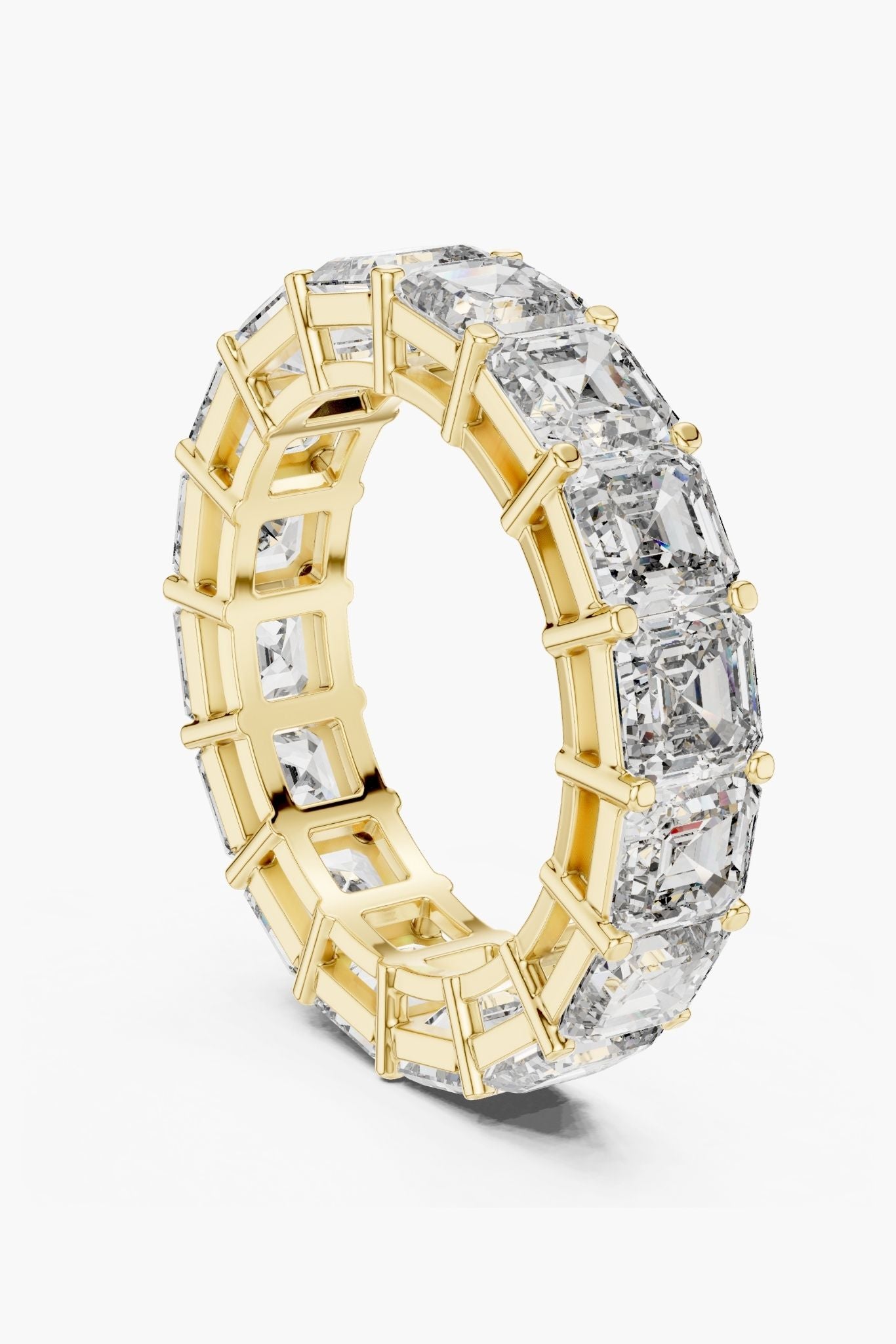 0.50 ct Emerald-Cut Diamond Eternity Band