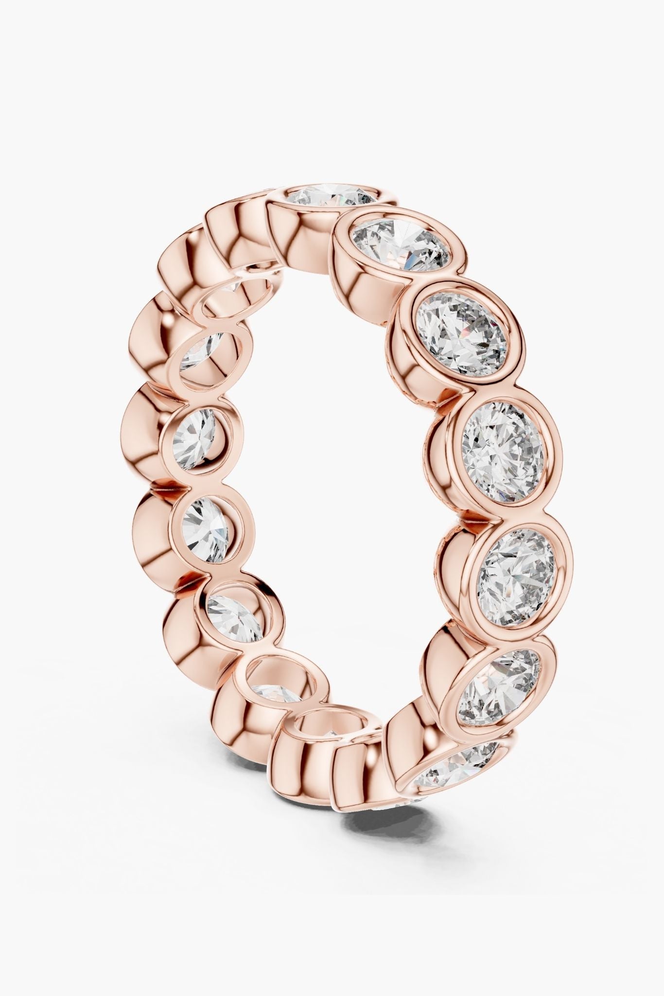 Bezel Diamond Eternity Band