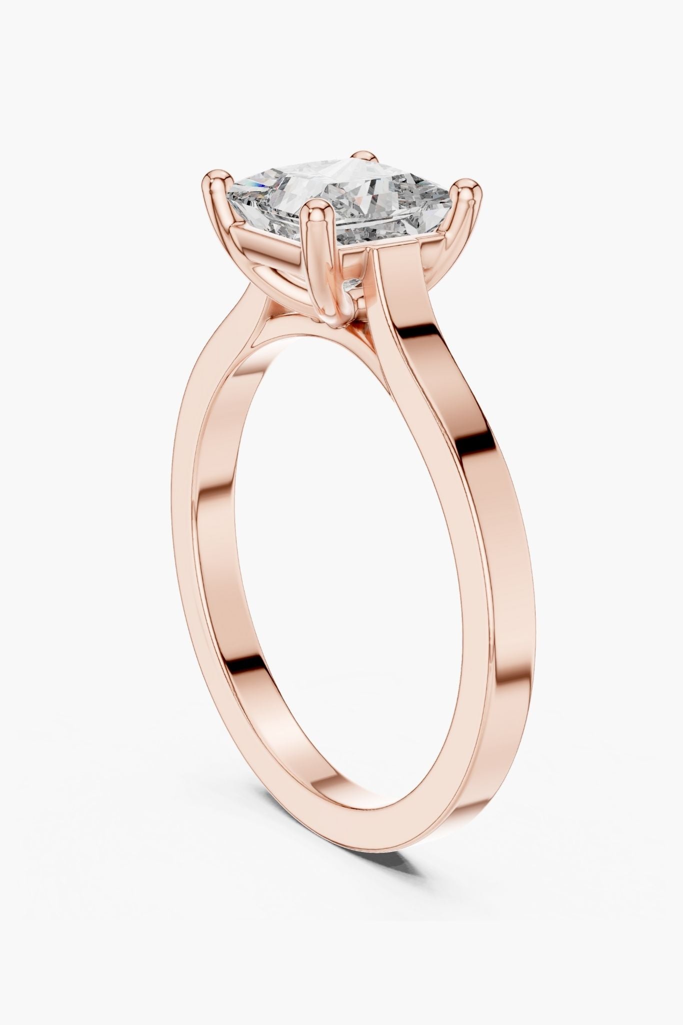 1ct Princess Cut Engagement Ring