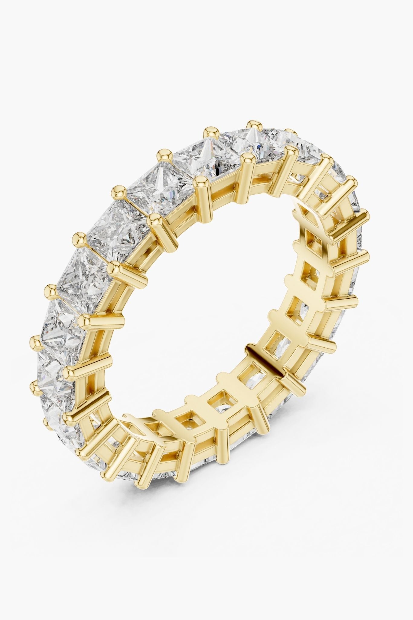 Princess Cut Diamond Eternity Band
