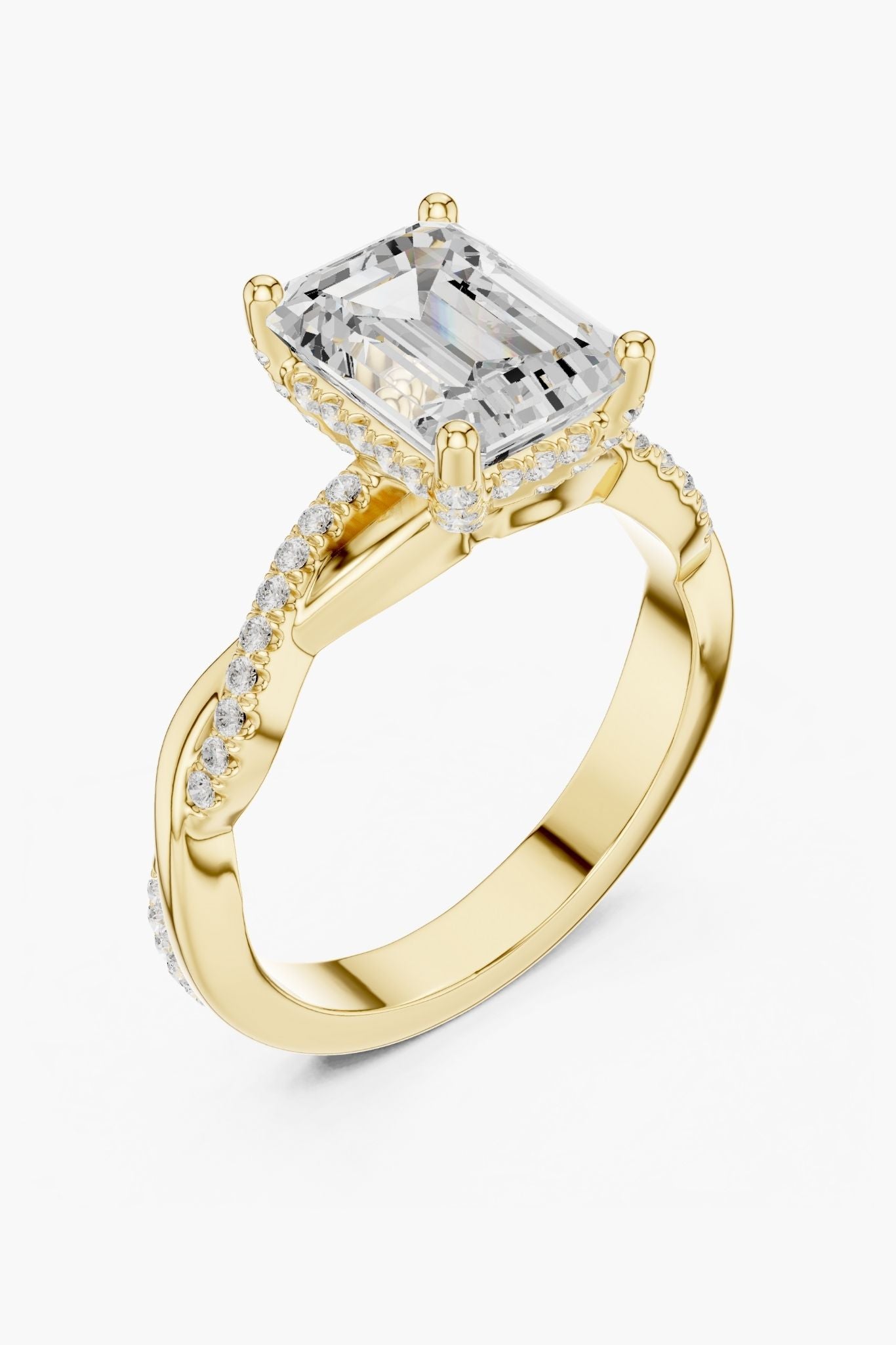 2ct Emerald Solitaire Ring