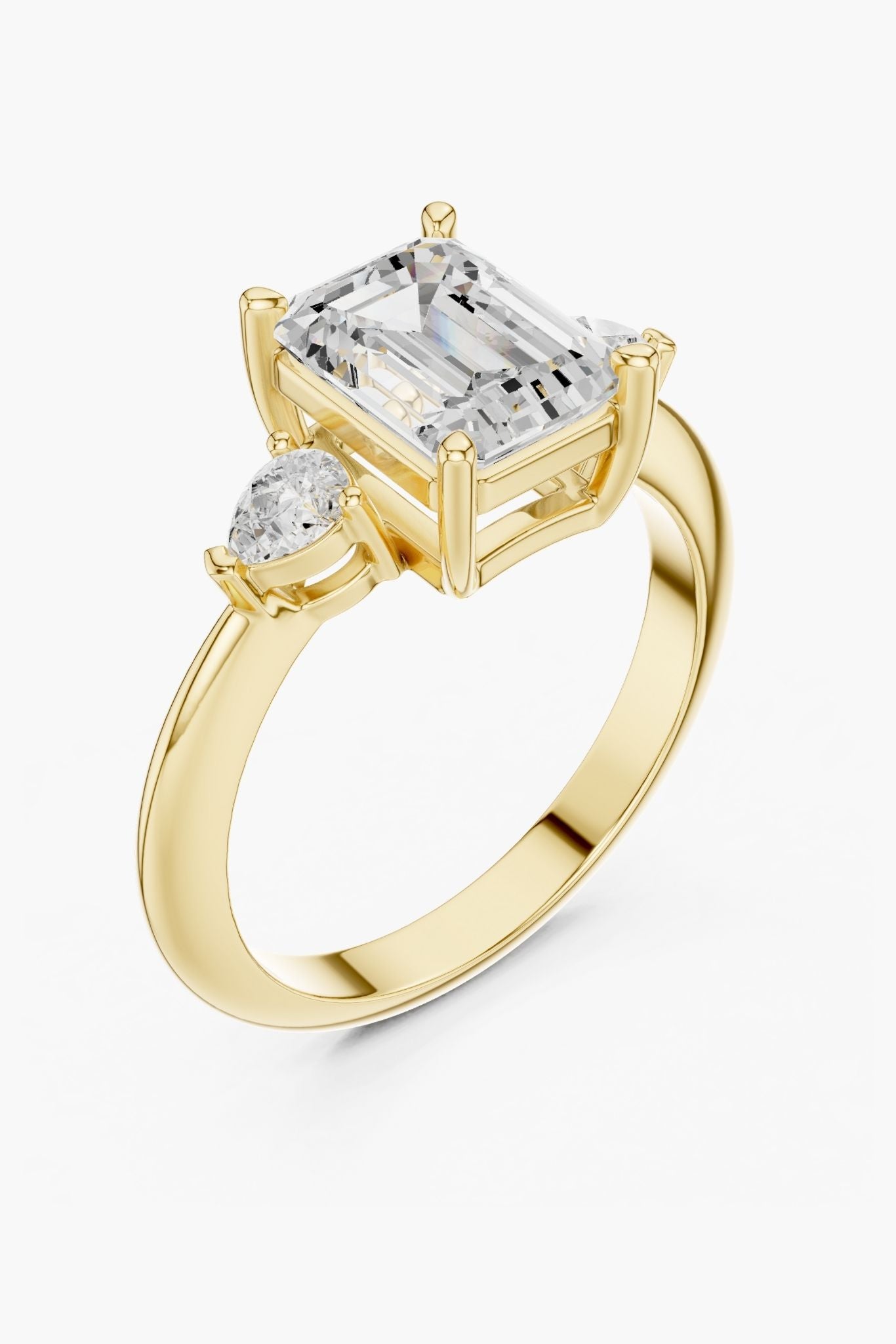 2ct Edge Trio Ring